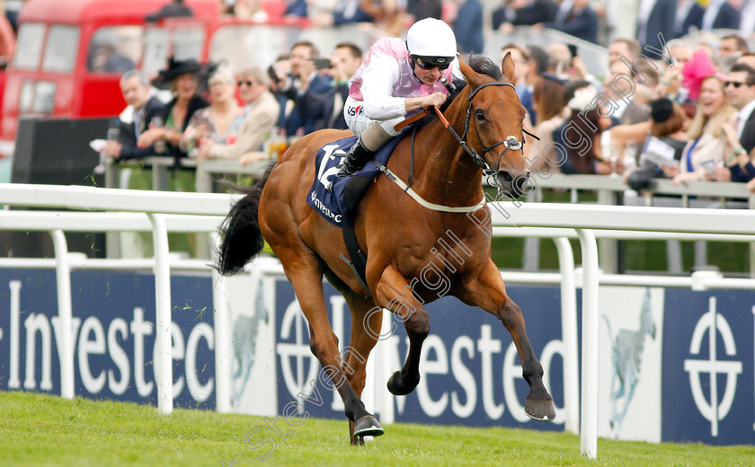 Gossiping-0005 
 GOSSIPING (Andrea Atzeni) wins The Investec Mile Handicap
Epsom 31 May 2019 - Pic Steven Cargill / Racingfotos.com