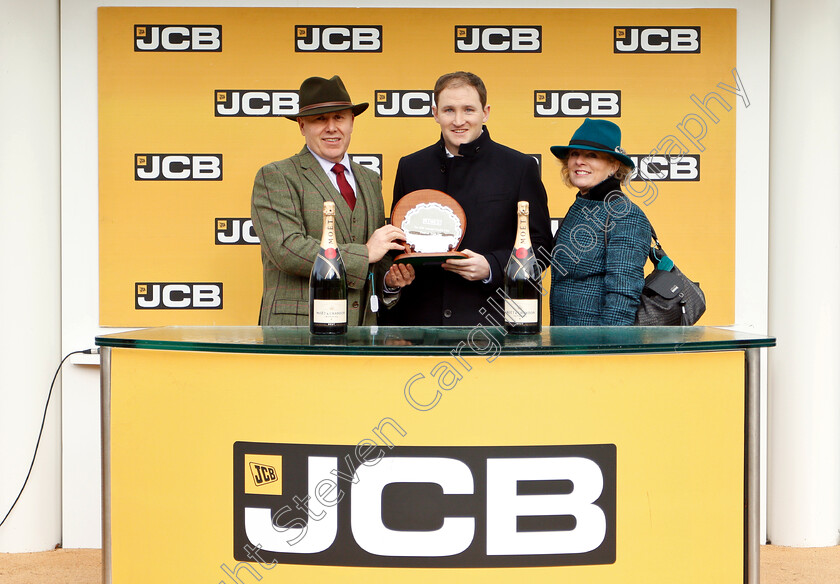 Fakir-D Oudairies-0010 
 Presentation to Kevin Blake for The JCB Triumph Trial Juvenile Hurdle won by FAKIR D'OUDAIRIES
Cheltenham 26 Jan 2019 - Pic Steven Cargill / Racingfotos.com