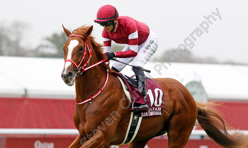 Shin-Emperor-0001 
 SHIN EMPEROR (R Sakai)
Longchamp 6 Oct 2024 - Pic Steven Cargill / Racingfotos.com