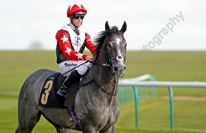 Arbalet-0001 
 ARBALET (Jim Crowley) Newmarket 17 Apr 2018 - Pic Steven Cargill / Racingfotos.com