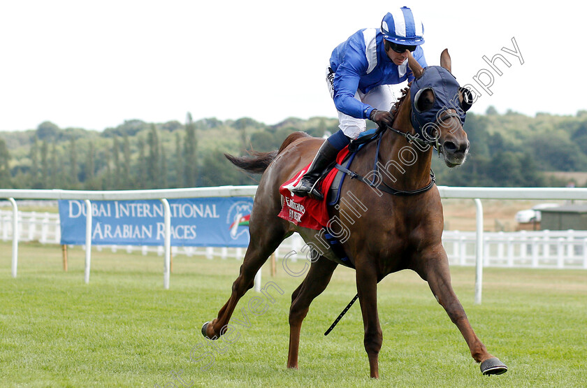 Al-Azeeza-0002 
 AL AZEEZA (Jim Crowley) wins The Emirates Premier Handicap
Newbury 28 Jul 2019 - Pic Steven Cargill / Racingfotos.com