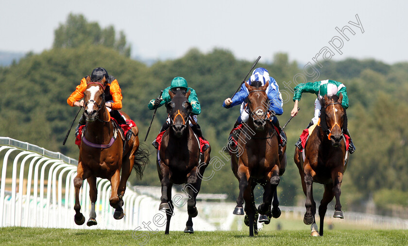 Mustashry-0002 
 MUSTASHRY (2nd right, Jim Crowley) beats SPARK PLUG (right) EUGINIO (2nd left) and BIG COUNTRY (left) in Davies Insurance Services Gala Stakes
Sandown 6 Jul 2018 - Pic Steven Cargill / Racingfotos.com