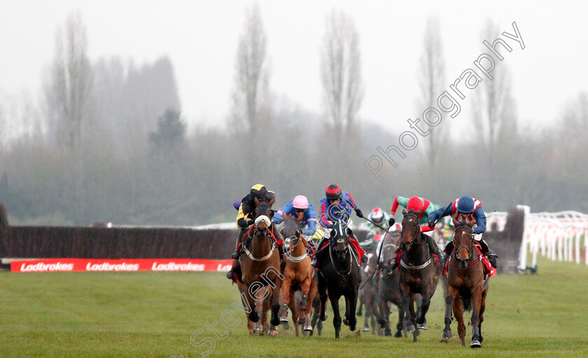 De-Rasher-Counter-0004 
 DE RASHER COUNTER (right, Ben Jones) beats THE CONDITIONAL (2nd right) ELEGANT ESCAPE (left) and BEWARE THE BEAR (2nd left) in The Ladbrokes Trophy Handicap Chase
Newbury 30 Nov 2019 - Pic Steven Cargill / Racingfotos.com