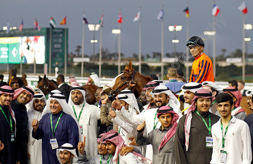 Starcat-0006 
 STARCAT (Yuga Kawada) winner of The International Jockeys Challenge R4 
King Abdulaziz Racecourse, Kingdom of Saudi Arabia, 24 Feb 2023 - Pic Steven Cargill / Racingfotos.com