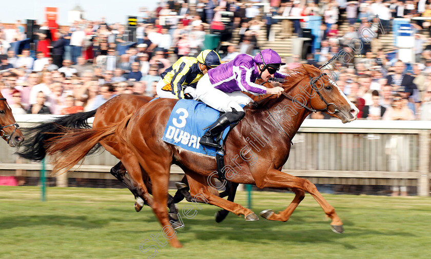 Norway-0003 
 NORWAY (Seamie Heffernan) wins The Godolphin Flying Start Zetland Stakes
Newmarket 13 Oct 2018 - Pic Steven Cargill / Racingfotos.com