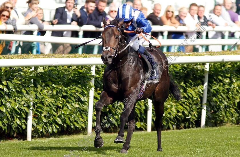 Khaadem-0005 
 KHAADEM (Jim Crowley) wins The British Stallion Studs EBF Conditions Stakes
Doncaster 12 Sep 2018 - Pic Steven Cargill / Racingfotos.com