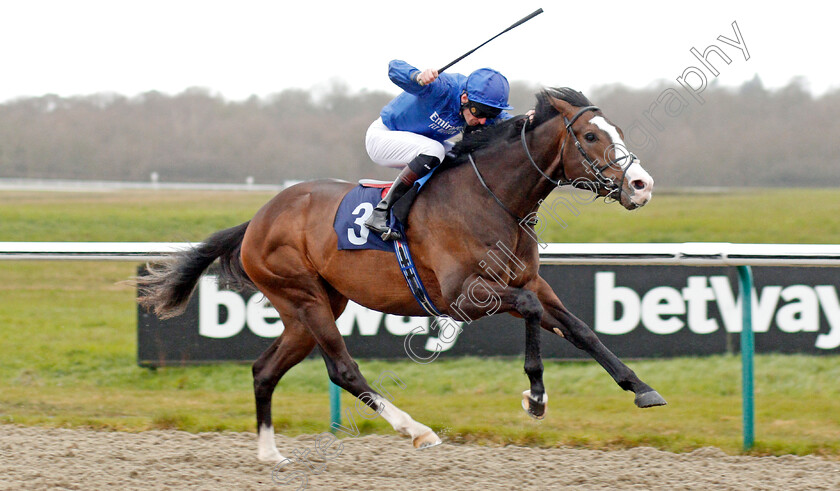 Pitcher s-Point-0004 
 PITCHER'S POINT (Robert Havlin) wins The Ladbrokes Where The Nation Plays Novice Stakes
Lingfield 4 Mar 2020 - Pic Steven Cargill / Racingfotos.com