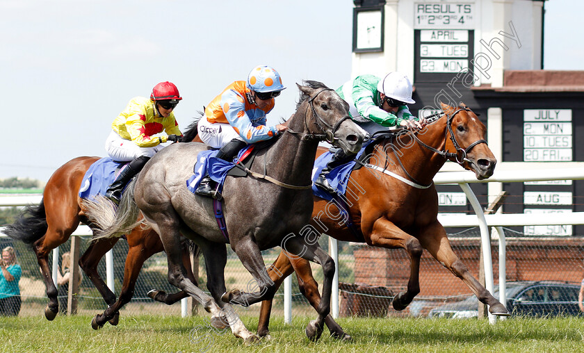 Zumurud-0002 
 ZUMURUD (left, Daniel Tudhope) beats DANEHILL DESERT (right) in The Sochall Smith Accountants Steve Evans Memorial Handicap
Pontefract 10 Jul 2018 - Pic Steven Cargill / Racingfotos.com