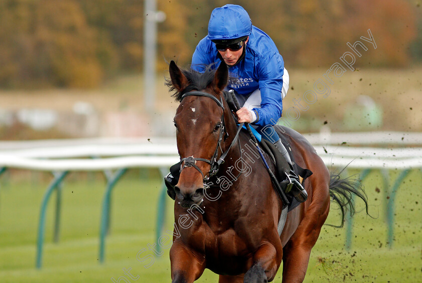 Adayar-0007 
 ADAYAR (William Buick) wins The EBF Stallions Golden Horn Maiden Stakes
Nottingham 28 Oct 2020 - Pic Steven Cargill / Racingfotos.com