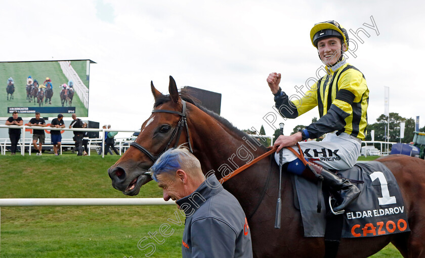 Eldar-Eldarov-0013 
 ELDAR ELDAROV (David Egan) wins The Cazoo St Leger Stakes
Doncaster 11 Sep 2022 - Pic Steven Cargill / Racingfotos.com