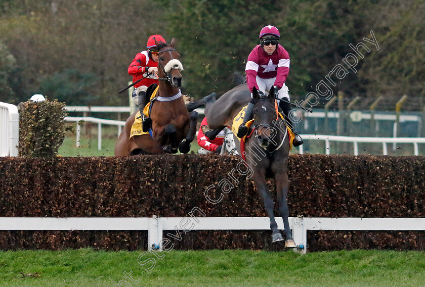 Touch-Me-Not-and-Soul-Icon-0001 
 TOUCH ME NOT (right, Jordan Gainford) with SOUL ICON (left, Gavin Sheehan)
Sandown 7 Dec 2024 - Pic Steven Cargill / Racingfotos.com