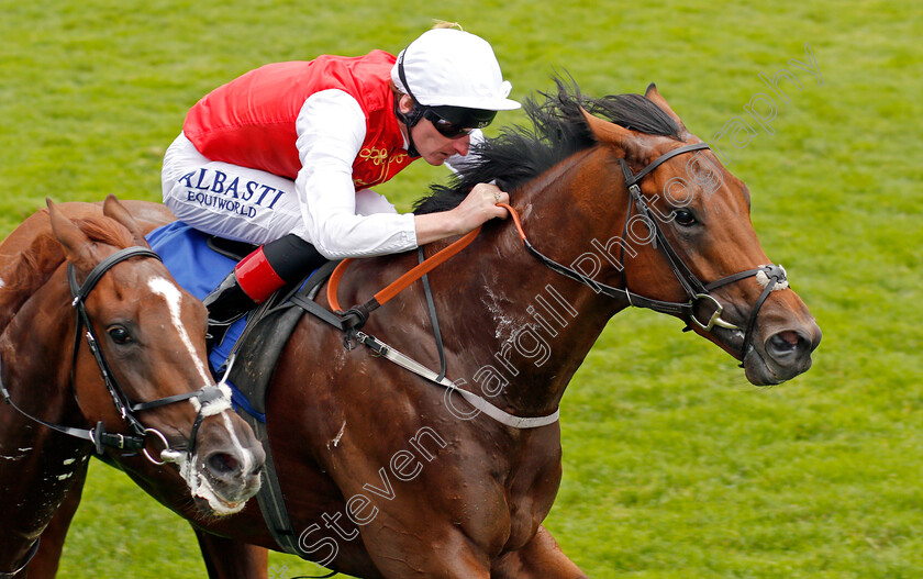 Al-Jellaby-0004 
 AL JELLABY (Adam Kirby) wins The Frank Murray Memorial EBF Novice Stakes Salisbury 7 Sep 2017 - Pic Steven Cargill / Racingfotos.com