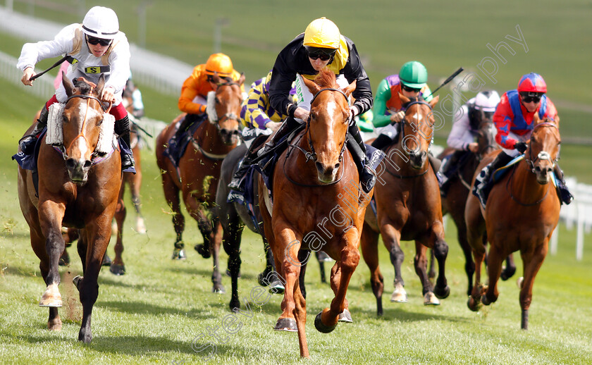 Just-That-Lord-0003 
 JUST THAT LORD (centre, Luke Morris) beats DARK SHOT (left) in The Investec Asset Finance Handicap
Epsom 24 Apr 2019 - Pic Steven Cargill / Racingfotos.com