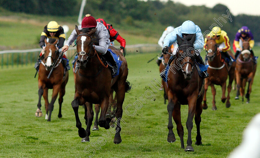 Al-Messila-0003 
 AL MESSILA (left, Pat Dobbs) beats POLYPHONY (right) in The Mansionbet Fillies Handicap
Nottingham 16 Jul 2019 - Pic Steven Cargill / Racingfotos.com