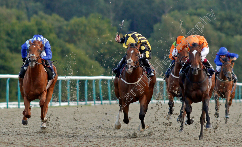 Ravens-Ark-0002 
 RAVENS ARK (left, Charlie Bennett) beats DERRY BOY (centre) and SWEET CHARITY (right) in The Play 4 To Win At Betway Handicap Div2
Lingfield 5 Aug 2020 - Pic Steven Cargill / Racingfotos.com