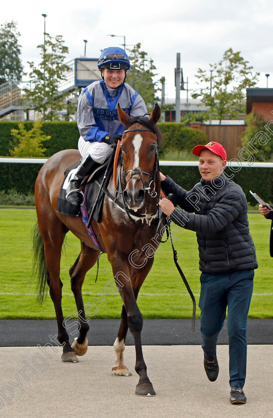 Lenny s-Spirit-0007 
 LENNY'S SPIRIT (Sophie Smith) winner of The BetVictor Amateur Jockeys Handicap
Newbury 27 Jul 2023 - Pic Steven Cargill / Racingfotos.com