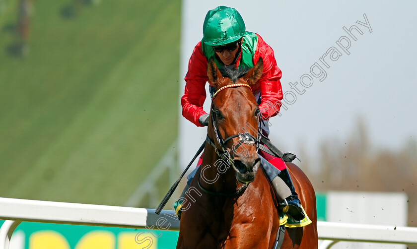 Waldkonig-0007 
 WALDKONIG (Frankie Dettori) wins The bet365 Gordon Richards Stakes
Sandown 23 Apr 2021 - Pic Steven Cargill / Racingfotos.com