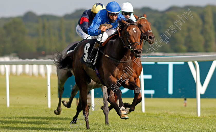 New-Heights-0003 
 NEW HEIGHTS (Tyler Saunders) wins The Always Bet Responsibly At BetVictor Apprentice Handicap
Newbury 13 Aug 2021 - Pic Steven Cargill / Racingfotos.com