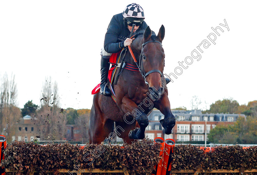 Irish-Prophecy-0001 
 IRISH PROPHECY (Leighton Aspell) wins The Download The App At 188bet Maiden Hurdle Sandown 12 Nov 2017 - Pic Steven Cargill / Racingfotos.com