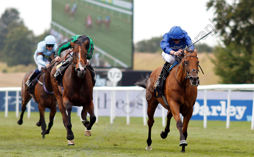 Poetic-Charm-0001 
 POETIC CHARM (James Doyle) beats ELYSIUM DREAM (left) in The Spa At Bedford Lodge Hotel British EBF FIllies Handicap
Newmarket 14 Jul 2018 - Pic Steven Cargill / Racingfotos.com