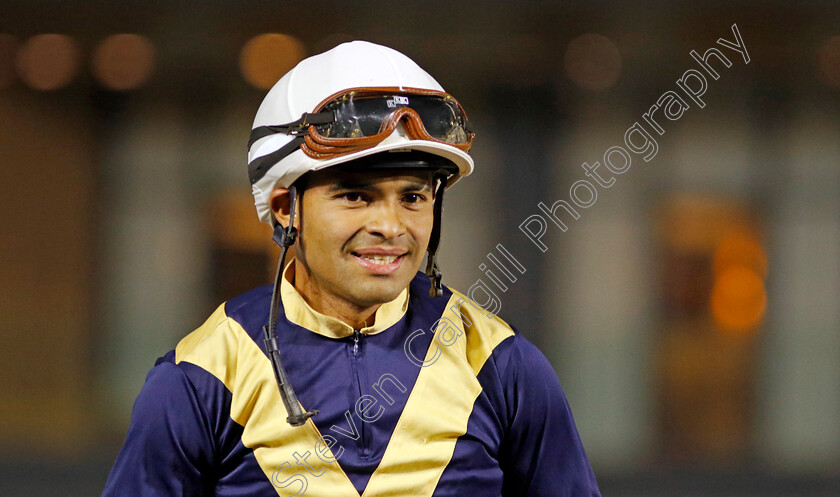 Luis-Saez-0001 
 Luis Saez winner of The International Jockeys Challenge R3
King Abdulaziz Racecourse, Saudi Arabia, 23 Feb 2024 - Pic Steven Cargill / Racingfotos.com