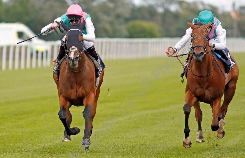 Portrush-0005 
 PORTRUSH (left, Robert Havlin) beats TANITA (right) in The Download The At The Races App Maiden Stakes
Yarmouth 15 Jul 2020 - Pic Steven Cargill / Racingfotos.com