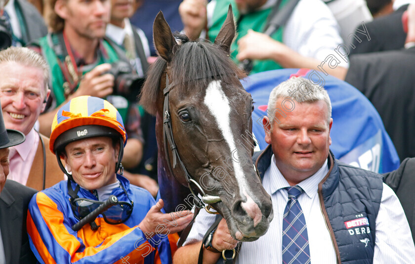 Auguste-Rodin-0012 
 AUGUSTE RODIN (Ryan Moore) winner of The Betfred Derby
Epsom 3 Jun 2023 - Pic Steven Cargill / Racingfotos.com