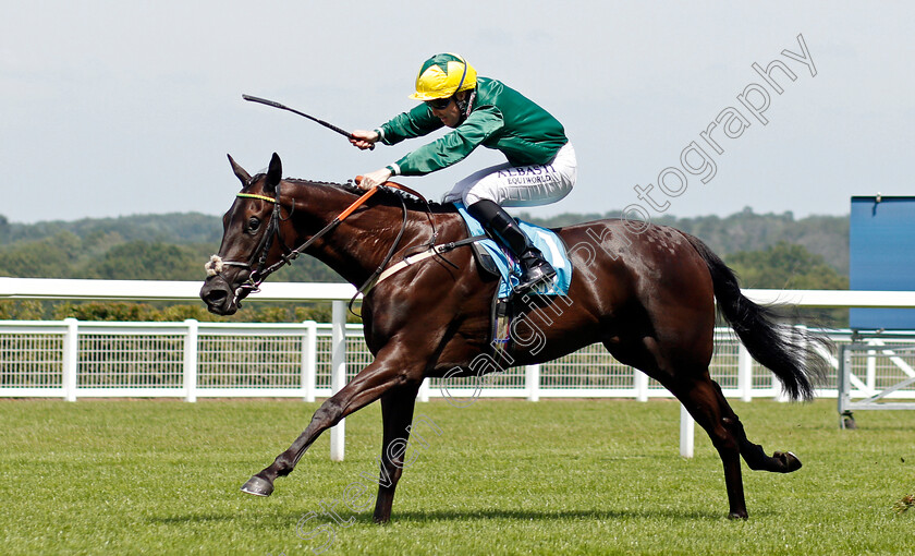 Destiny-Queen-0004 
 DESTINY QUEEN (Pat Corsgrave) wins The John Guest Racing British EBF Fillies Novice Stakes
Ascot 23 Jul 2021 - Pic Steven Cargill / Racingfotos.com