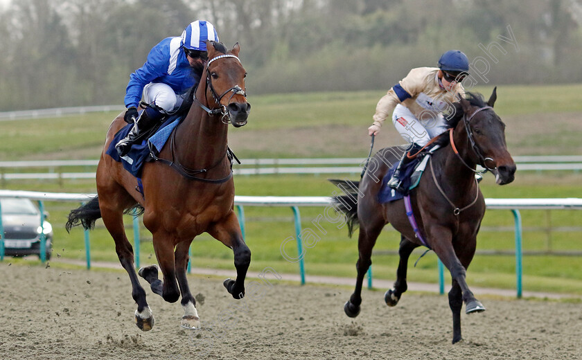 Mahboob-0002 
 MAHBOOB (left, Jim Crowley) beats LAKOTA BRAVE (right) in The Tips For Every Race At raceday-ready.com Novice Stakes
Lingfield 4 Apr 2024 - Pic Steven Cargill / Racingfotos.com