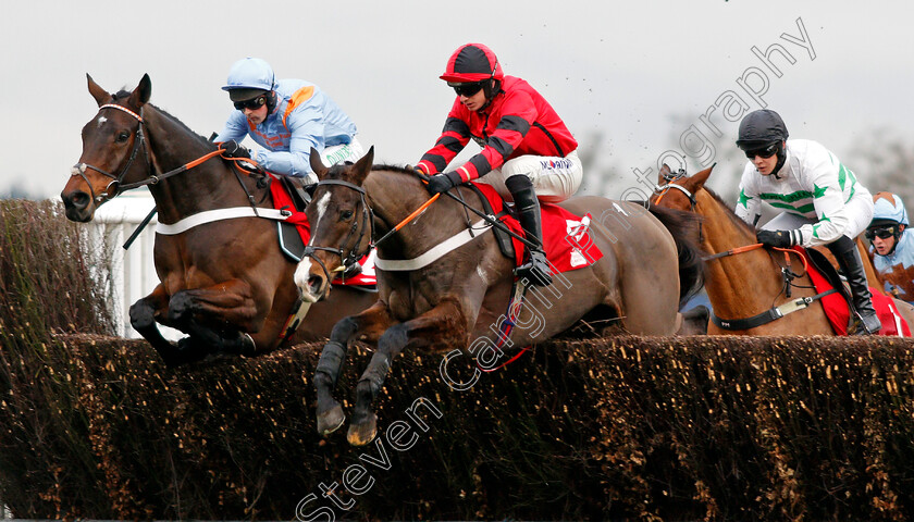 Divine-Spear-0001 
 DIVINE SPEAR (left, Nice de Boinville) beats I SEE YOU WELL (right) in The Stella Artois Novices Limited Handicap Chase Ascot 22 Dec 2017 - Pic Steven Cargill / Racingfotos.com