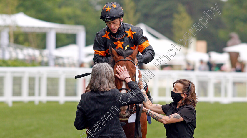 Rohaan-0007 
 ROHAAN (Shane Kelly) after The Wokingham Stakes
Royal Ascot 19 Jun 2021 - Pic Steven Cargill / Racingfotos.com