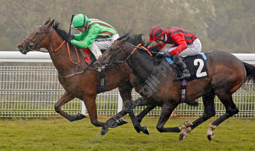 Sing-Out-Loud-0003 
 SING OUT LOUD (Jim Crowley) beats LEGAL HISTORY (right) in The Frescobaldi Handicap Goodwood 24 May 2018 - Pic Steven Cargill / Racingfotos.com