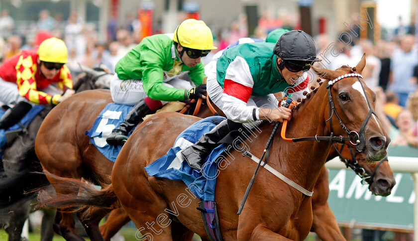 The-Flying-Ginger-0002 
 THE FLYING GINGER (Ben Curtis) wins The Assured Data Protection EBF Fillies Handicap
York 20 Aug 2021 - Pic Steven Cargill / Racingfotos.com