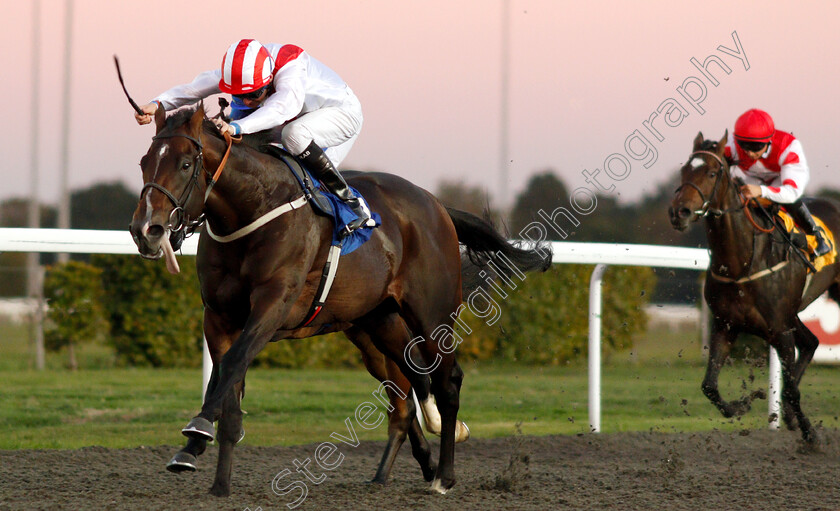 Kings-Highway-0003 
 KINGS HIGHWAY (Robert Havlin) wins The 100% Profit Boost At 32Redsport.com Novice Stakes Div2
Kempton 27 Sep 2018 - Pic Steven Cargill / Racingfotos.com