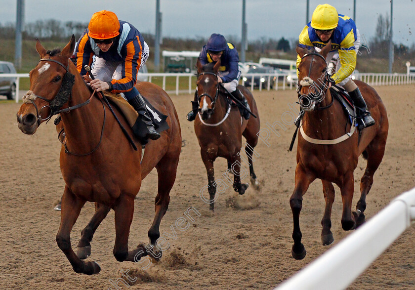 Hold-Fast-0002 
 HOLD FAST (David Probert) beats LUNA WISH (right) in The Support The Injured Jockeys Fund Fillies Handicap
Chelmsford 4 Mar 2021 - Pic Steven Cargill / Racingfotos.com