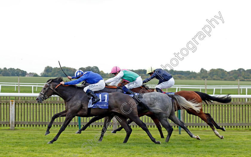 Zanbaq-0001 
 ZANBAQ (Jim Crowley) wins The Al Basti Equiworld Dubai British EBF Rosemary Stakes
Newmarket 23 Sep 2022 - Pic Steven Cargill / Racingfotos.com