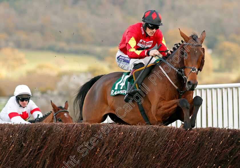 Cogry-0001 
 COGRY (Sam Twiston-Davies) wins The randoxhealth.com Handicap Chase Cheltenham 28 Oct 2017 - Pic Steven Cargill / Racingfotos.com