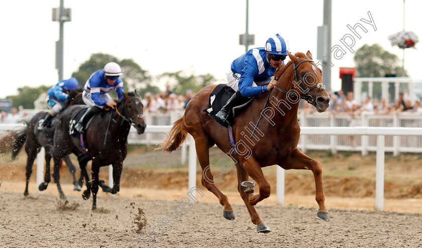 Moyassar-0004 
 MOYASSAR (Jim Crowley) wins The Hop House 13 Novice Stakes
Chelmsford 24 Jul 2018 - Pic Steven Cargill / Racingfotos.com