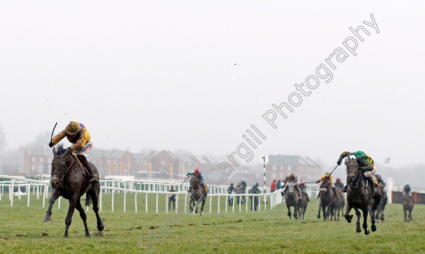 Kalashnikov-0002 
 KALASHNIKOV (Jack Quinlan) wins The Betfair Handicap Hurdle Newbury 10 Feb 2018 - Pic Steven Cargill / Racingfotos.com