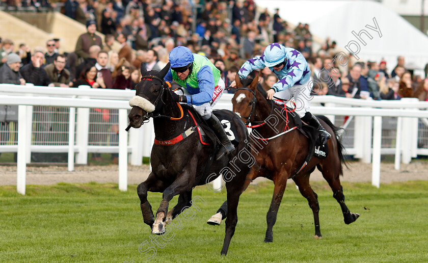 Canardier-0002 
 CANARDIER (Barry Geraghty) wins The Ballymore Novices Hurdle
Cheltenham 26 Oct 2018 - Pic Steven Cargill / Racingfotos.com