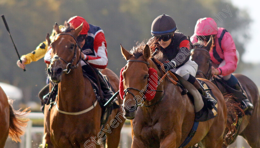 Porfin-0002 
 PORFIN (Molly Presland) wins The racingtv.com Handicap
Newmarket 4 Aug 2023 - Pic Steven Cargill / Racingfotos.com