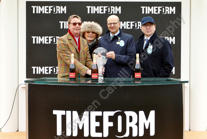 Kildisart-0008 
 Presentation to Simon Munir for The Timeform Novices Handicap Chase won by KILDISART
Cheltenham 26 Jan 2019 - Pic Steven Cargill / Racingfotos.com