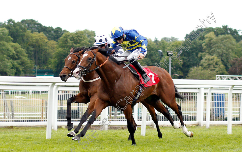 Rum-Runner-0001 
 RUM RUNNER (Pat Dobbs) wins The Randox Handicap 
Sandown 16 Jun 2018 - Pic Steven Cargill / Racingfotos.com