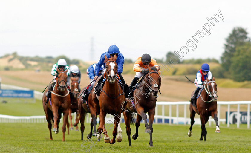 Untold-Story-0002 
 UNTOLD STORY (left, Pat Cosgrave) beats STRAWBERRY ROCK (right) in The Patti Crook Memorial Handicap
Newmarket 31 Jul 2021 - Pic Steven Cargill / Racingfotos.com