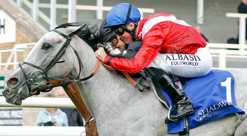 Dark-Lady-0005 
 DARK LADY (Pat Dobbs) wins The Shadwell Dick Poole Stakes
Salisbury 5 Sep 2019 - Pic Steven Cargill / Racingfotos.com