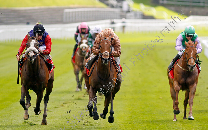 Nymphadora-0005 
 NYMPHADORA (centre, Oisin Murphy) beats KING'S LYNN (left) in The CAA Stellar Handicap
Chester 11 May 2023 - Pic Steven Cargill / Racingfotos.com