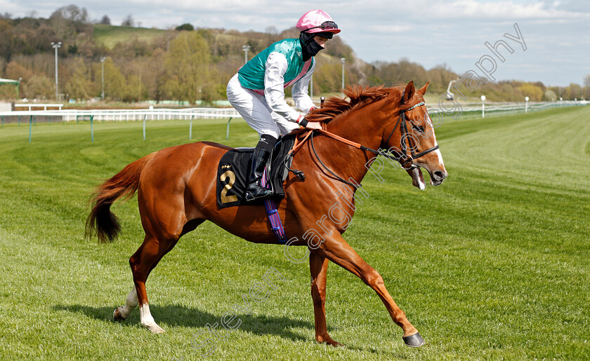 Boltaway-0001 
 BOLTAWAY (Thomas Greatrex)
Nottingham 7 Apr 2021 - Pic Steven Cargill / Racingfotos.com