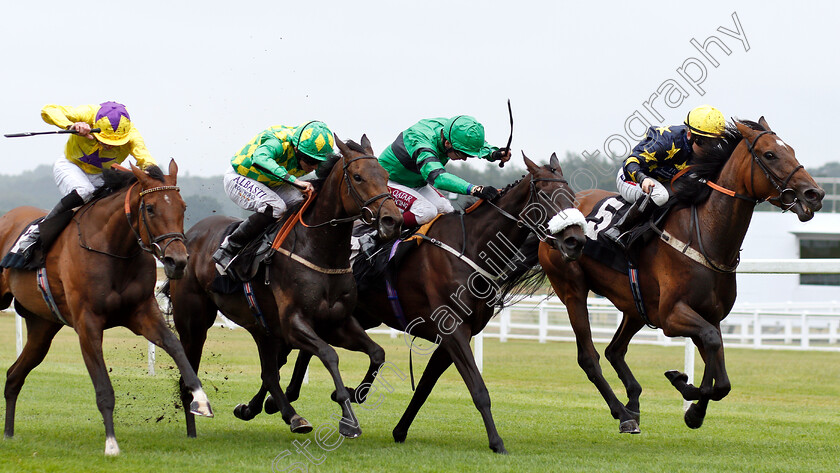 Jedhi-0003 
 JEDHI (2nd left, Ryan Moore) beats POINT IN TIME (right) LORELINA (2nd right) and SEA OF FAITH (left) in The Ross Brooke Chartered Accountants Fillies Handicap
Newbury 19 Jul 2019 - Pic Steven Cargill / Racingfotos.com