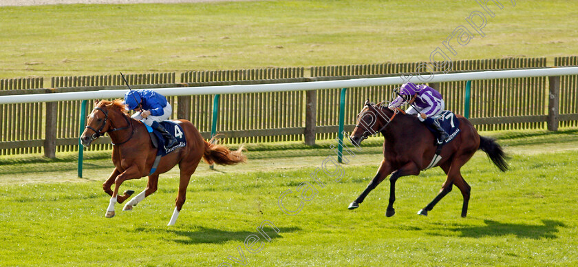 Modern-Games-0005 
 MODERN GAMES (William Buick) beats TRIDENT (right) in The Tattersalls Stakes
Newmarket 23 Sep 2021 - Pic Steven Cargill / Racingfotos.com