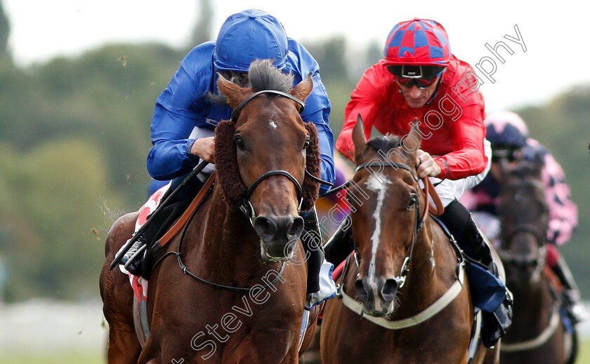 Ghostwatch-0007 
 GHOSTWATCH (William Buick) wins The Sky Beyt Melrose Handicap
York 25 Aug 2018 - Pic Steven Cargill / Racingfotos.com